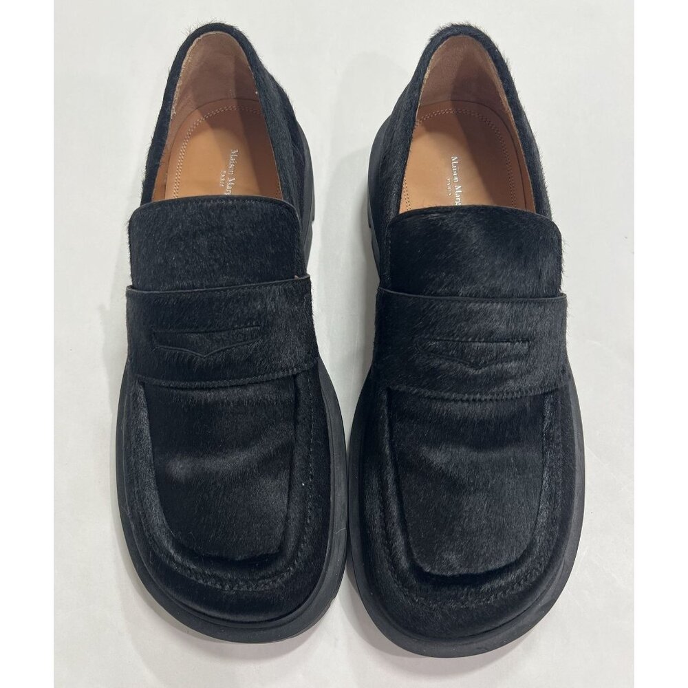 Maison Margiela Ivy Loafers in Black Calf Hair - Picture 5 of 10